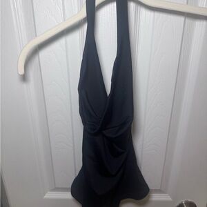 Abercrombie & Fitch Cowl Neck Halter Top